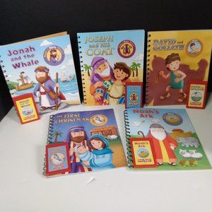 Story Reader/ Leap Reader Bible Story Books & Cartridges